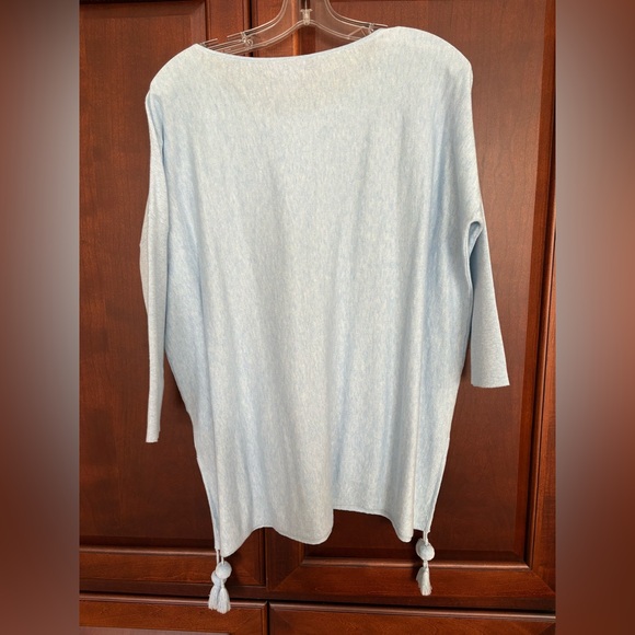 NWT Lilly Pulitzer Elba Sweater Heathered Boho Blue Size Small - Picture 4 of 5